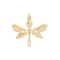 Breloque libellule plaquée en or 14 carats de Bead Landing